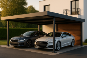 Carport pentru 2 mașini (5.8×5.5x2.7m)