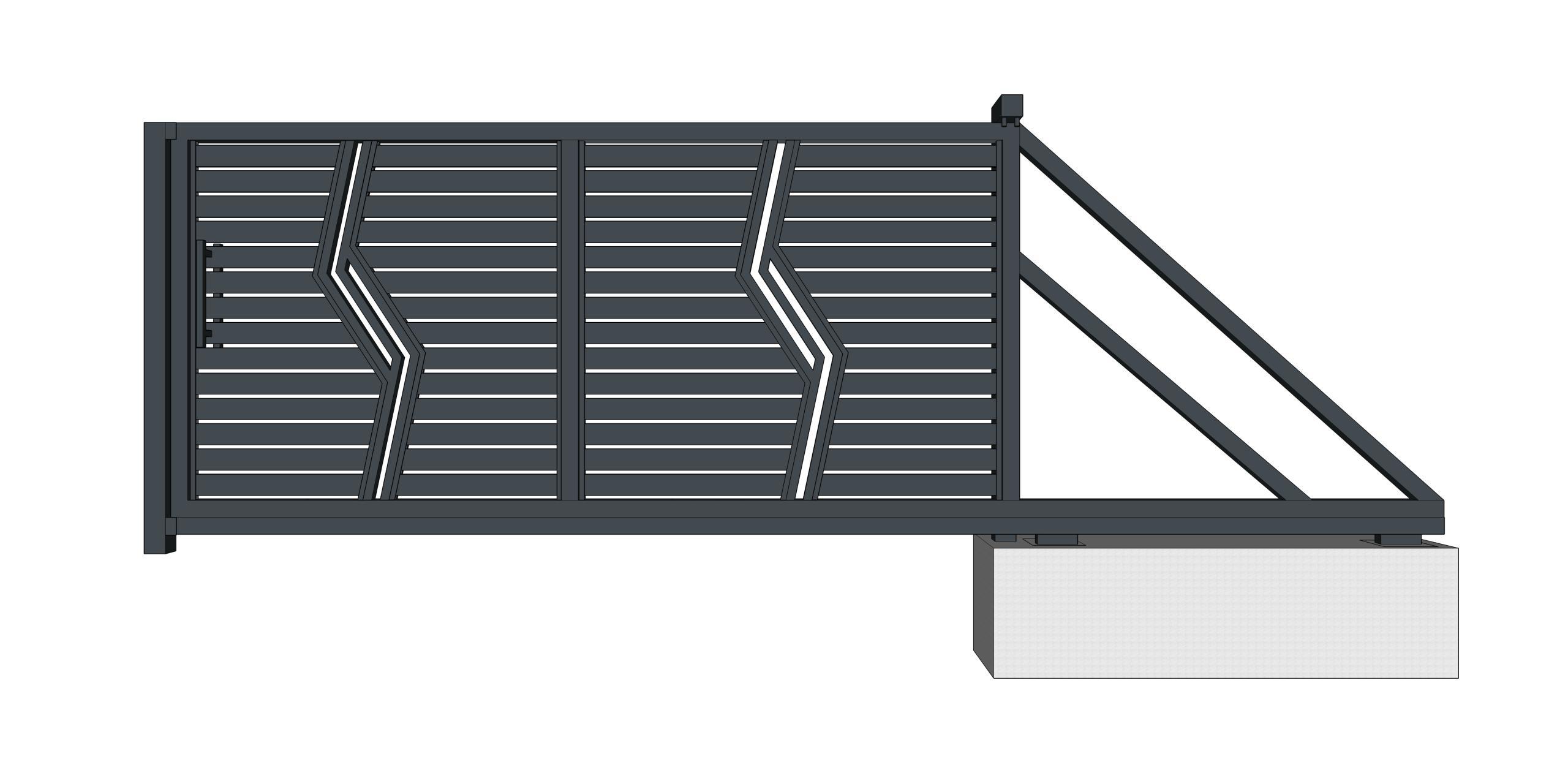 Poarta autoportantă "Decor"