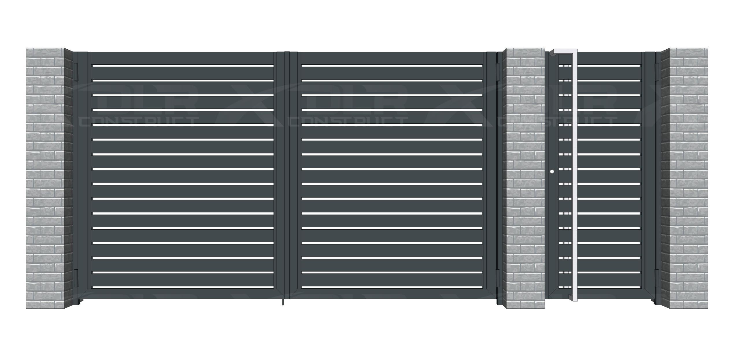 Poarta batantă "Orizontal"